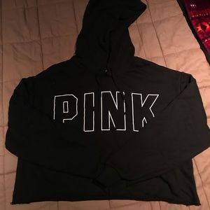 PINK cropped hoodie
